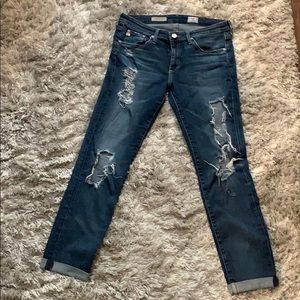 ✨ AG The Stilt Roll-Up Cigarette Jeans✨